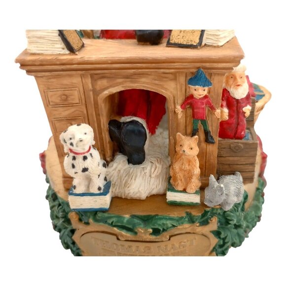 Thomas Nast Inventor Of The American Santa Musical 1992 Christmas Streets Vtg - Picture 9 of 16